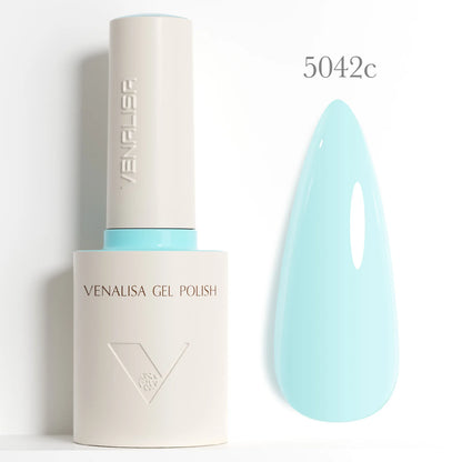 VENALISA 10ml Nail Gel Polish 90Colors HEMA/TPO Free UV LED Soak Off Long Lasting High Gloss Base TopCoat for Salon DIY Manicure