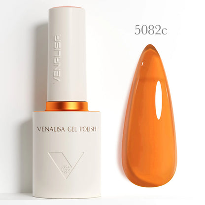 VENALISA 10ml Nail Gel Polish 90Colors HEMA/TPO Free UV LED Soak Off Long Lasting High Gloss Base TopCoat for Salon DIY Manicure