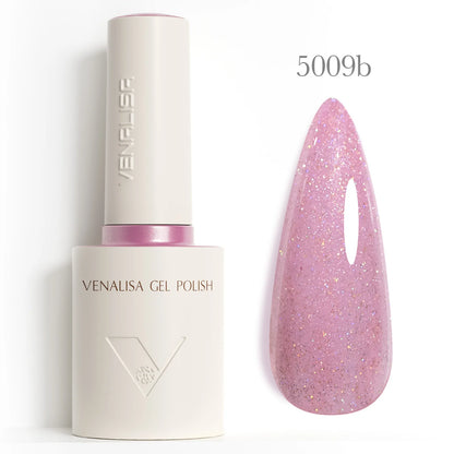 VENALISA 10ml Nail Gel Polish 90Colors HEMA/TPO Free UV LED Soak Off Long Lasting High Gloss Base TopCoat for Salon DIY Manicure