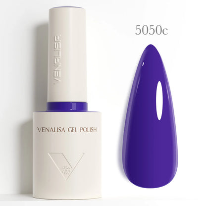 VENALISA 10ml Nail Gel Polish 90Colors HEMA/TPO Free UV LED Soak Off Long Lasting High Gloss Base TopCoat for Salon DIY Manicure