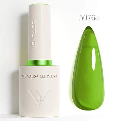 VENALISA 10ml Nail Gel Polish 90Colors HEMA/TPO Free UV LED Soak Off Long Lasting High Gloss Base TopCoat for Salon DIY Manicure