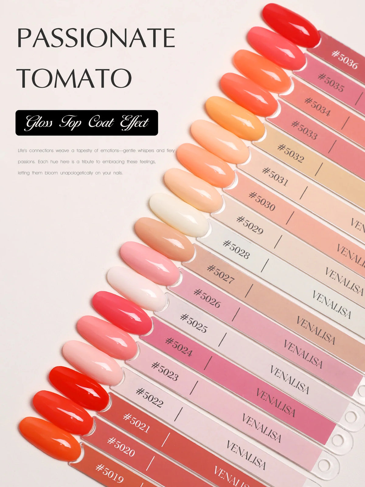 VENALISA 10ml Nail Gel Polish 90Colors HEMA/TPO Free UV LED Soak Off Long Lasting High Gloss Base TopCoat for Salon DIY Manicure