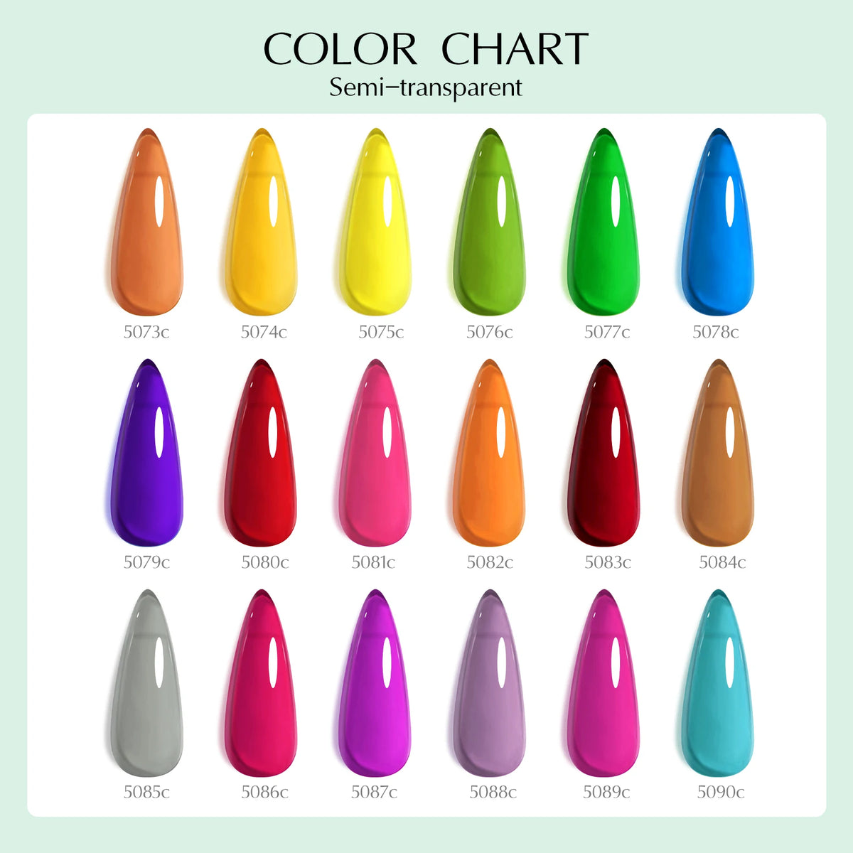 VENALISA 10ml Nail Gel Polish 90Colors HEMA/TPO Free UV LED Soak Off Long Lasting High Gloss Base TopCoat for Salon DIY Manicure