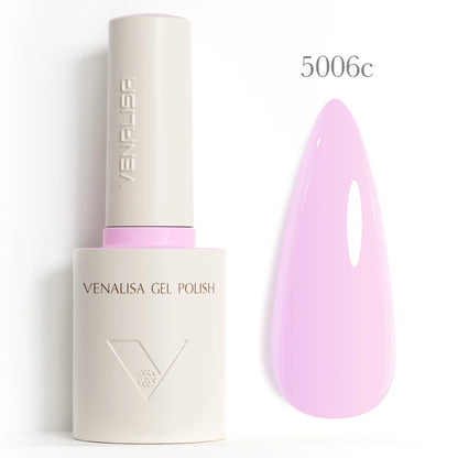 VENALISA 10ml Nail Gel Polish 90Colors HEMA/TPO Free UV LED Soak Off Long Lasting High Gloss Base TopCoat for Salon DIY Manicure
