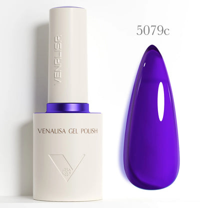 VENALISA 10ml Nail Gel Polish 90Colors HEMA/TPO Free UV LED Soak Off Long Lasting High Gloss Base TopCoat for Salon DIY Manicure