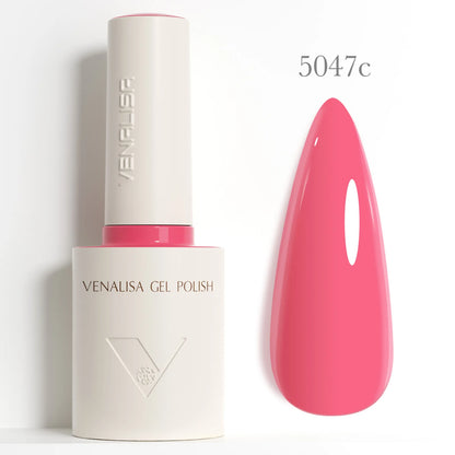 VENALISA 10ml Nail Gel Polish 90Colors HEMA/TPO Free UV LED Soak Off Long Lasting High Gloss Base TopCoat for Salon DIY Manicure
