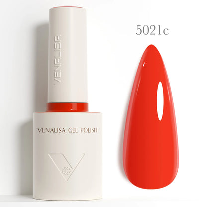 VENALISA 10ml Nail Gel Polish 90Colors HEMA/TPO Free UV LED Soak Off Long Lasting High Gloss Base TopCoat for Salon DIY Manicure