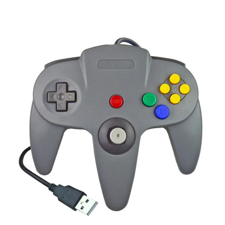 USB Wired Gamepad N64 Joystick Gamepad Controller for Mac Computer PC Handle USB Gamepad