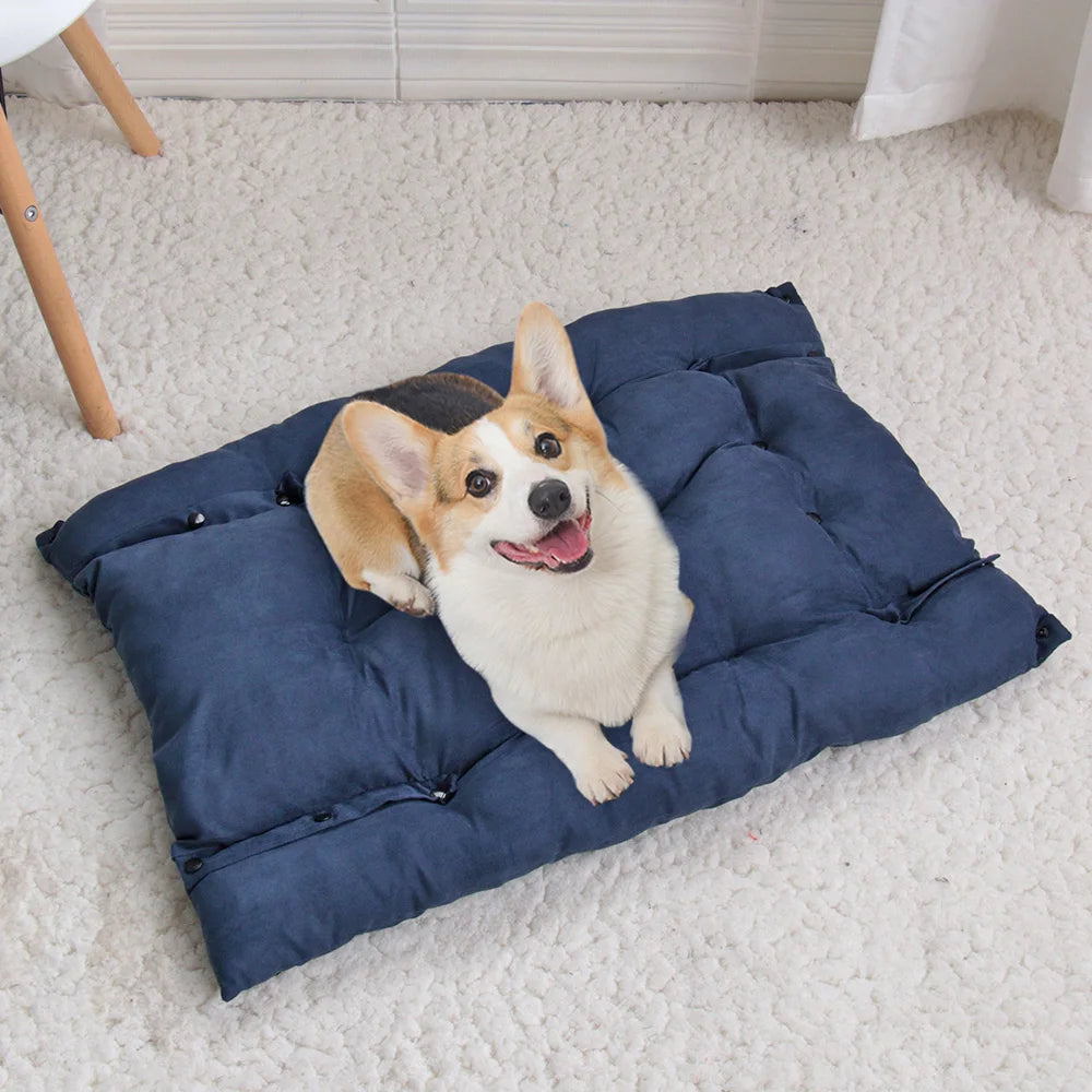 Warm Dog Sofa Bed Winter Pet Dog Cat Bed Sleeping House Kennel Mat Cat Puppy Mattress Pet House Cushion For Small Large Dogs