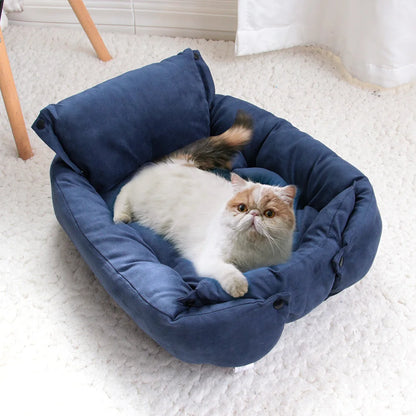 Warm Dog Sofa Bed Winter Pet Dog Cat Bed Sleeping House Kennel Mat Cat Puppy Mattress Pet House Cushion For Small Large Dogs