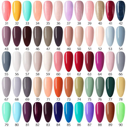 VIP5 VENALISA Gel Nail Polish Kit Hema Free Nude Pink Glitter Gorgeous Color Nail Manicure Soak off UV LED Nail Gel Varnish Set