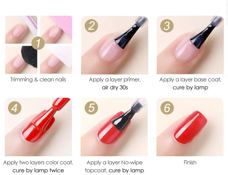 VIP5 VENALISA Gel Nail Polish Kit Hema Free Nude Pink Glitter Gorgeous Color Nail Manicure Soak off UV LED Nail Gel Varnish Set