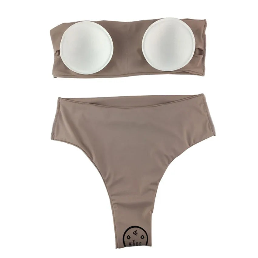 Cikini-Brazilian bikini set for women, sexy swimsuit, push up, beach clothing, summer