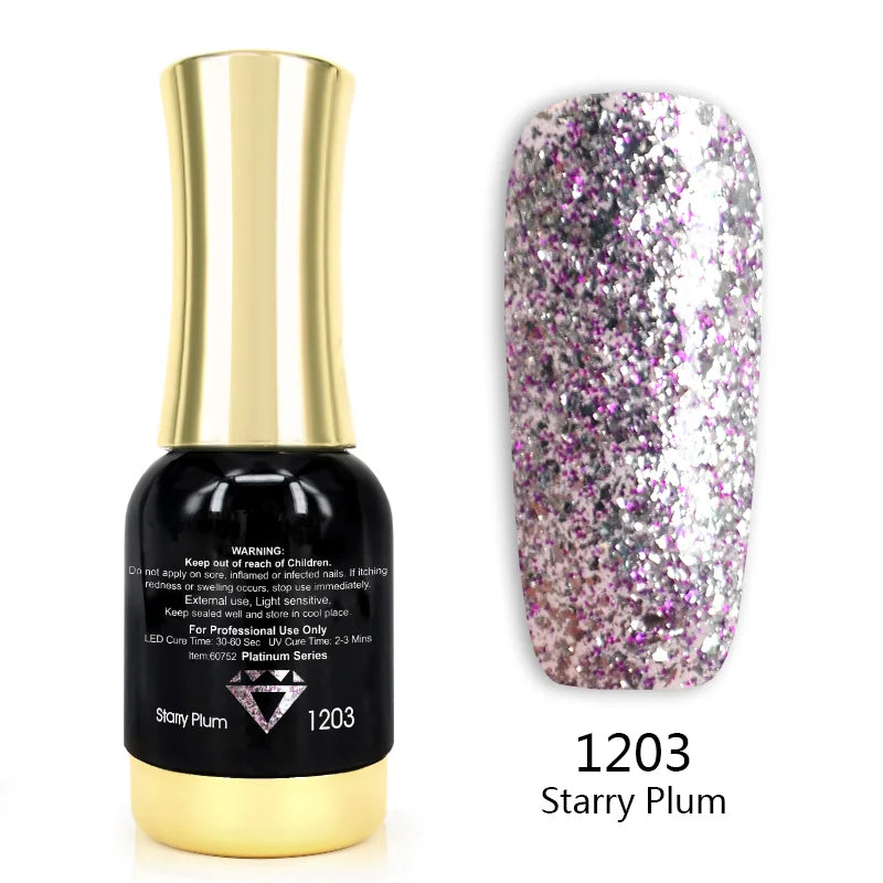 Venalisa TPO FREE Tempered Top Coat Nail Paint Gel Platinum Gel Polish Nail Soak Off UV LED Gel Polish Nail Lacquer Varnishes