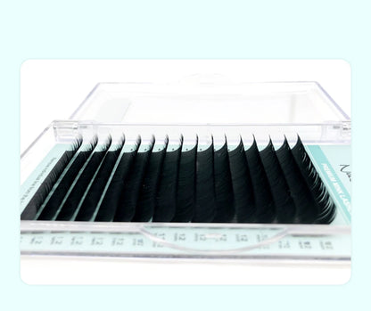 NATUHANA 16Rows B C cc D Eyelash Extensions Individual False Cilio Natural Soft Mink Lashes High Quality Matte Fake Eyelashes