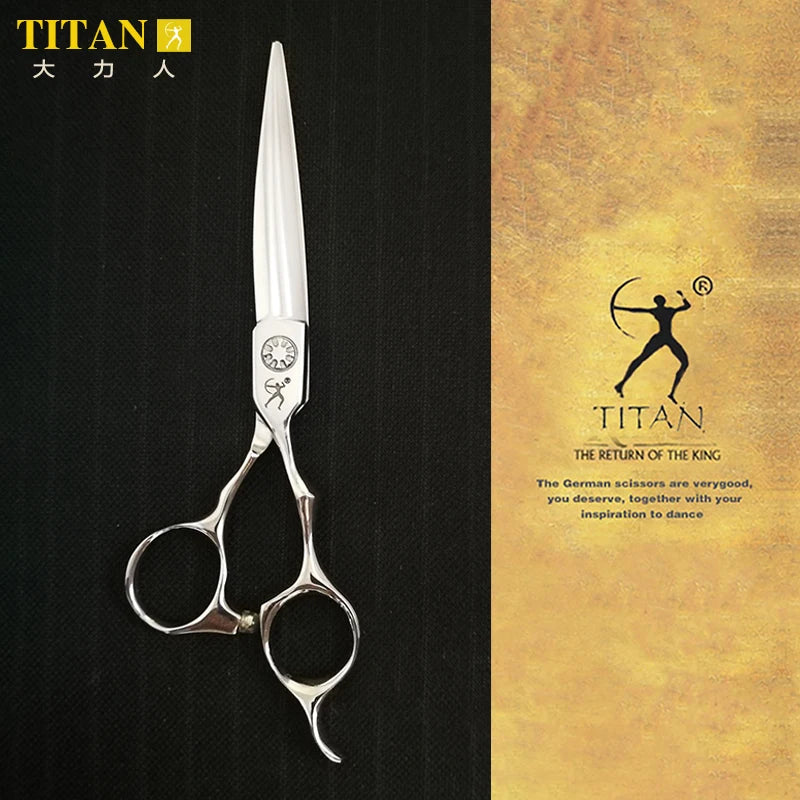 Titan professional barber hair scissor salon cutting  scissors hairdressing scissors Japan vg10 steel