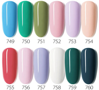 VIP5 Venalisa Nail Gel Polish Kit HEMA FREE Jelly Pink Nude Color Sparkle Gel Varnish Self Leveling Gel Nail Varnish Whole Set