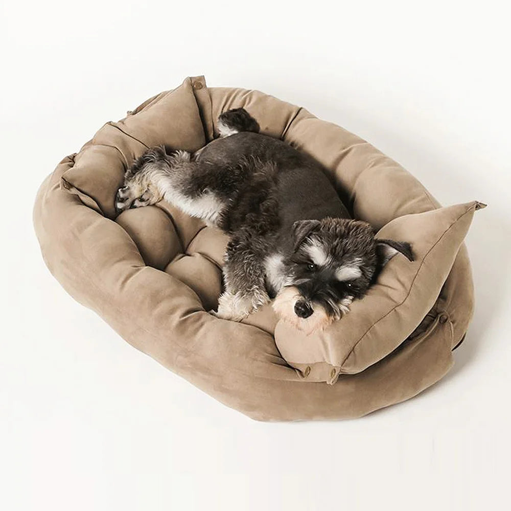 Warm Dog Sofa Bed Winter Pet Dog Cat Bed Sleeping House Kennel Mat Cat Puppy Mattress Pet House Cushion For Small Large Dogs