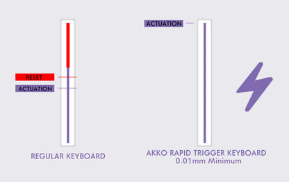AKKO TAC75 HE Magnetic Switch Keyboard 75% Gaming Keyboards Rapid Trigger 0.005mm 8K RGB Wired Esports Custom Keyboard for Gamer