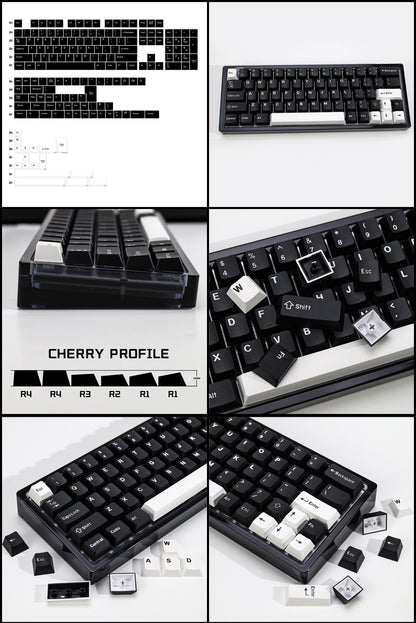 KBDiy GMK Keycap Double Shot GMK Olivia Shoko Jamon WOB Red Samurai Botanical PBT Keycaps Cherry Profile for Mechanical Keyboard
