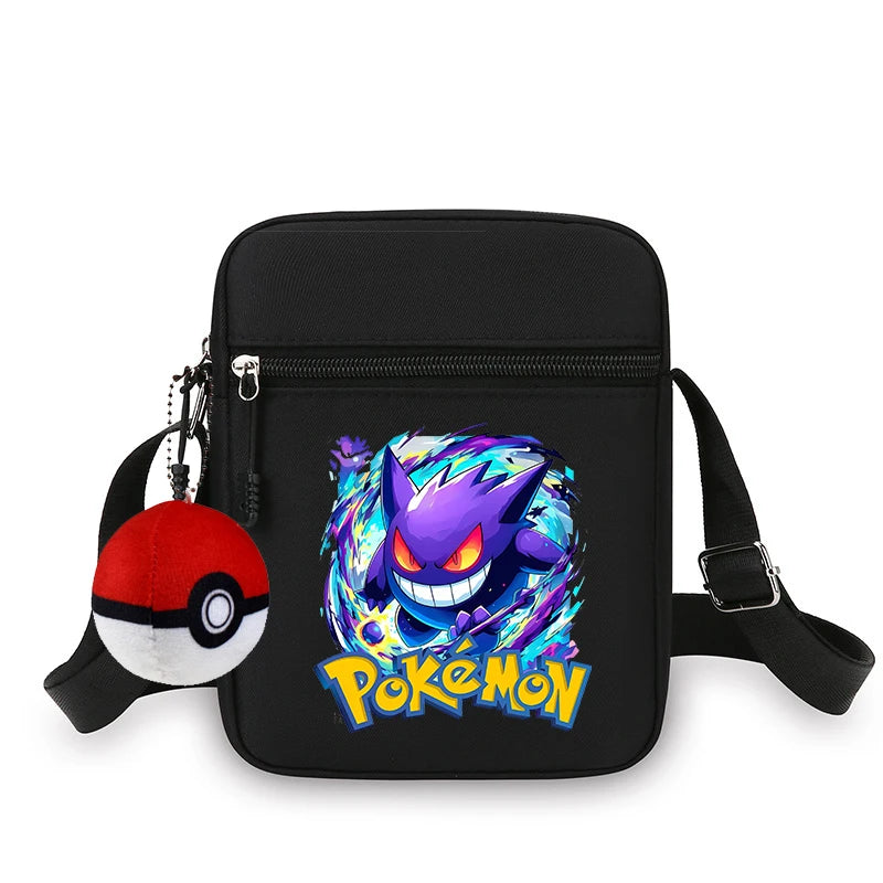 Cute Pokemons Boy Girl Crossbody Bag Anime Pikachus Mewtwo Charmander Chest Packs Travel Outdoor Sport Shoulder Phone Pouch