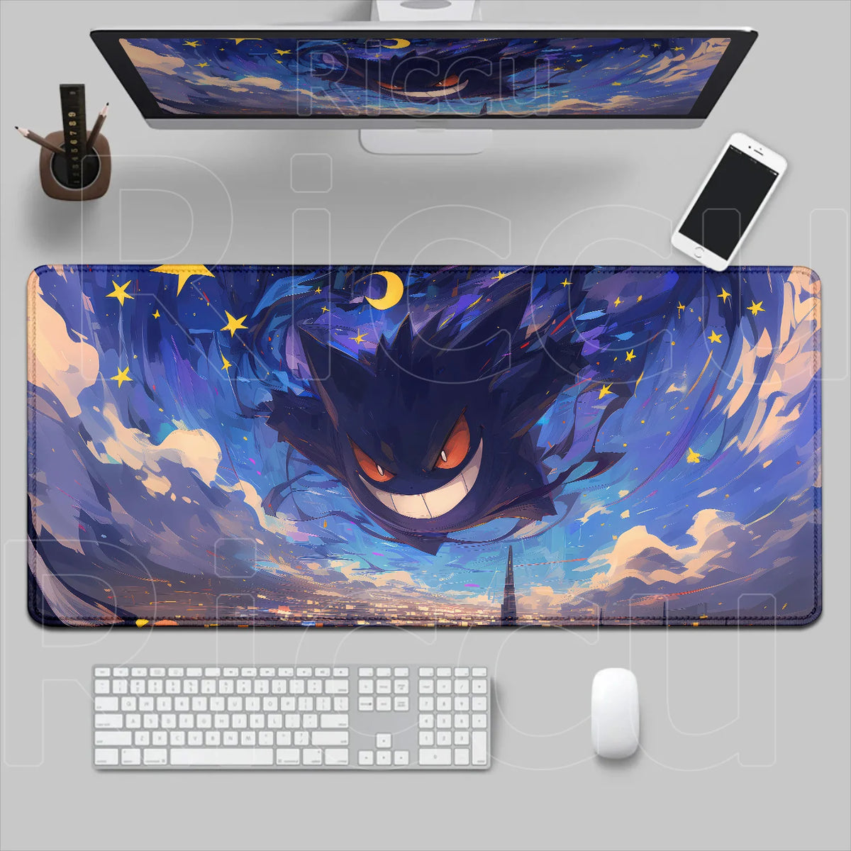 HD 900x400 Rubber Large PC Mousepad Gaming Mouse Pad Accessories Pikachu Slowpoke XXL Desk Keyboard Mat Computer Laptop Mausepad