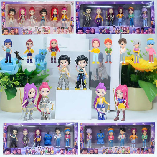 Hot Blind Box Anime K-Pops D-emon H-unters Girl Group RUMI MIRA ZOEY Figure Action Pvc Models Toy Ornament Gifts