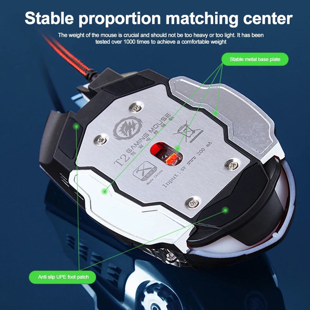 2.4G Wireless Mouse USB Bluetooth Mecha Gaming Mouse Rechargeable Silent Backlight Mice Ergonomic Office Mice Game Accessories