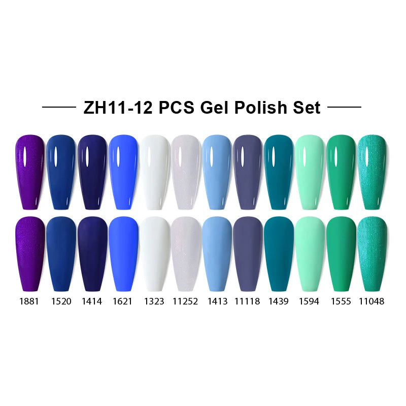 NAILCO 15ml Gel Nail Polish Set 30pcs/Lot Gel Polish Nail Soak Off UV LED Semi-Permanent Varnishes Nail Art Salon Free Shipping