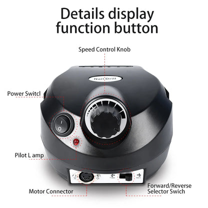 Professional Gel Nail Polish Kit Semi Permanent Gel Varnish Set Nail Art Manicure Kit And UV LED Nail Dryer Electric Nail Drill