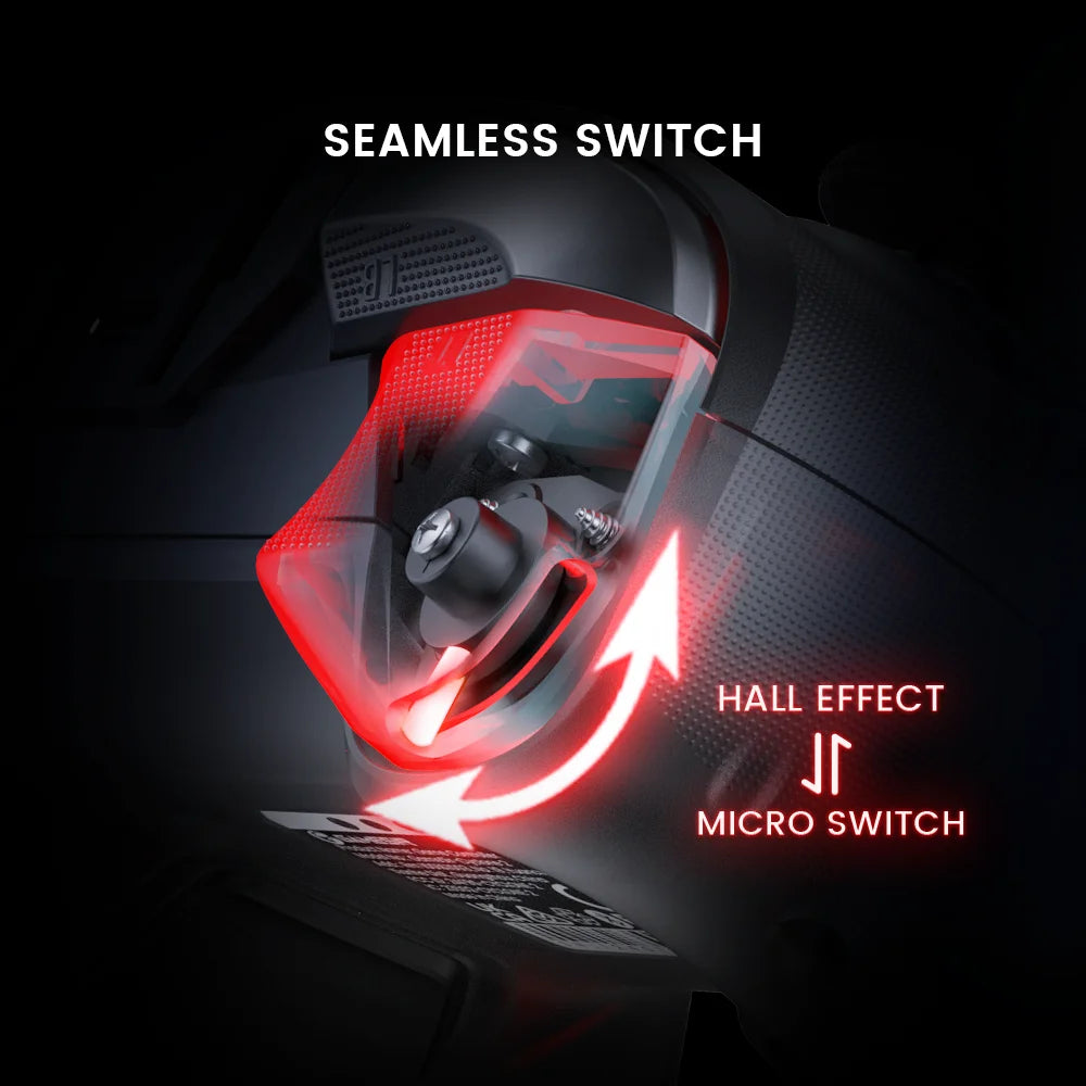 GameSir Cyclone 2 Wireless Pro Controller, Hall Effect Joysticks, Bluetooth Gamepad for Nintendo Switch, iPhone, Android & PC