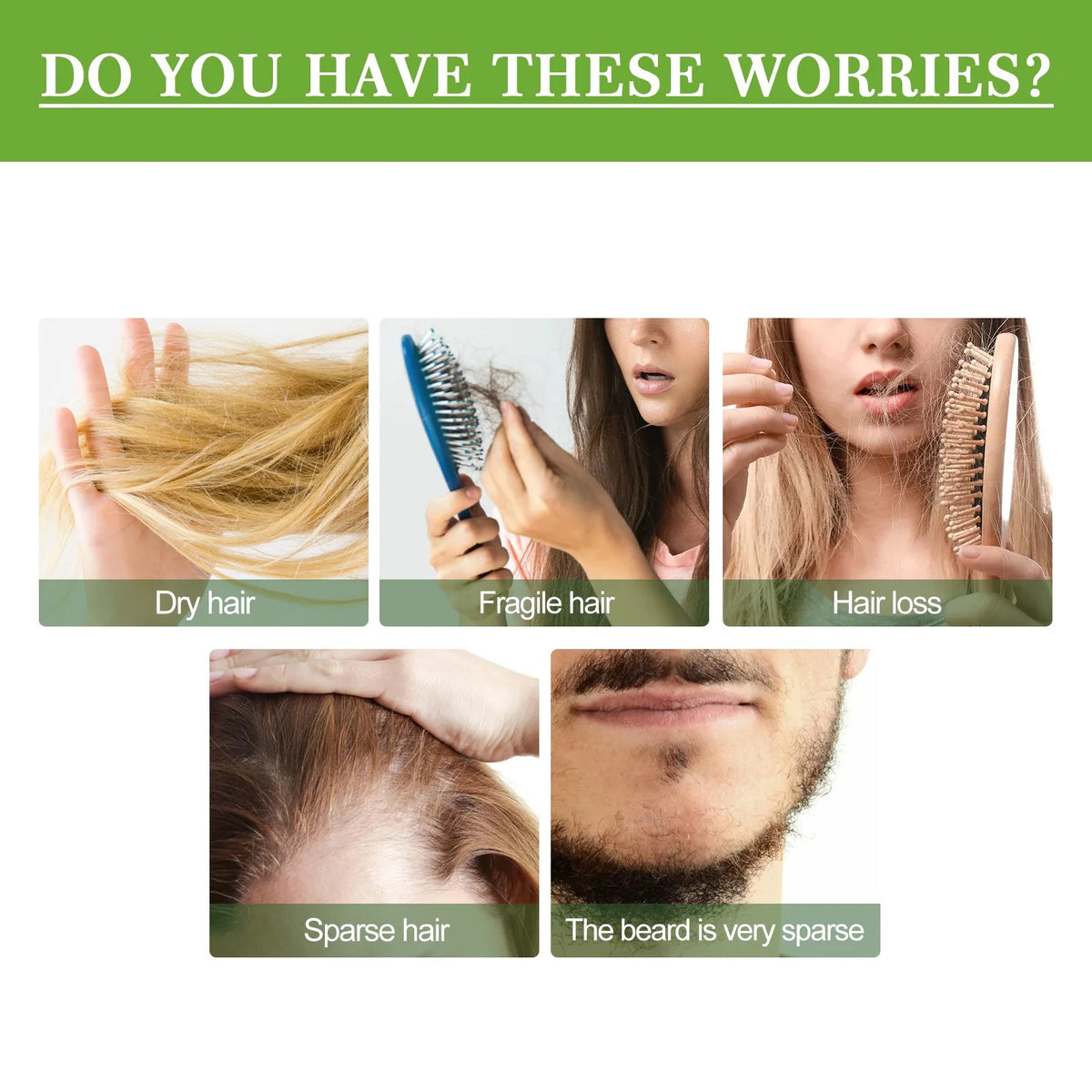 Rosemary Hair Growth Oil Hair Care Thickness Loss Deep Nourishing Scalp Care Strengthen Repair Damaged Oil Control For Men Women