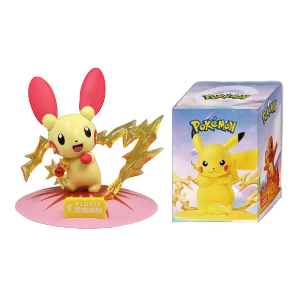 12 style Pok é mon Doll Pikachu Blind Box Anime Models Desktop Decorations Action Figure Collection Pok é mon Toys Birthday Gift
