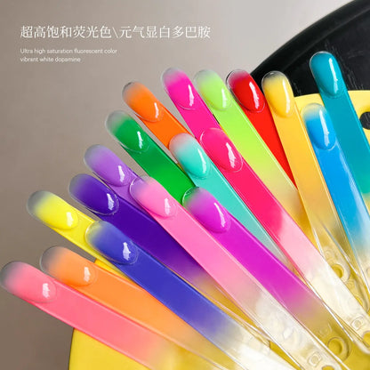 YOLLY 18 Colors Multicolor Pat Pat Nail Gel Set 2026 New High Quality Long Lasting Non-toxic UV Gel for Nail Salon DIY Wholesale