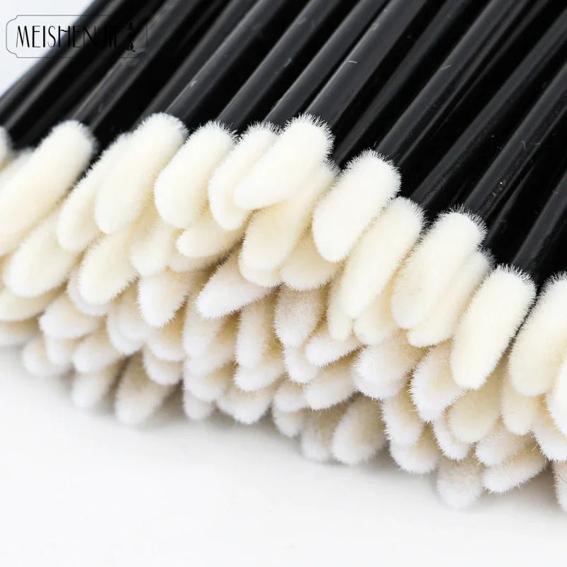 Wholesale 50/1000pcs Lip Brushes Applicators Eyelashes Brush Lipstick Brush Lip Gloss Applicator Wands Makeup Beauty Tool