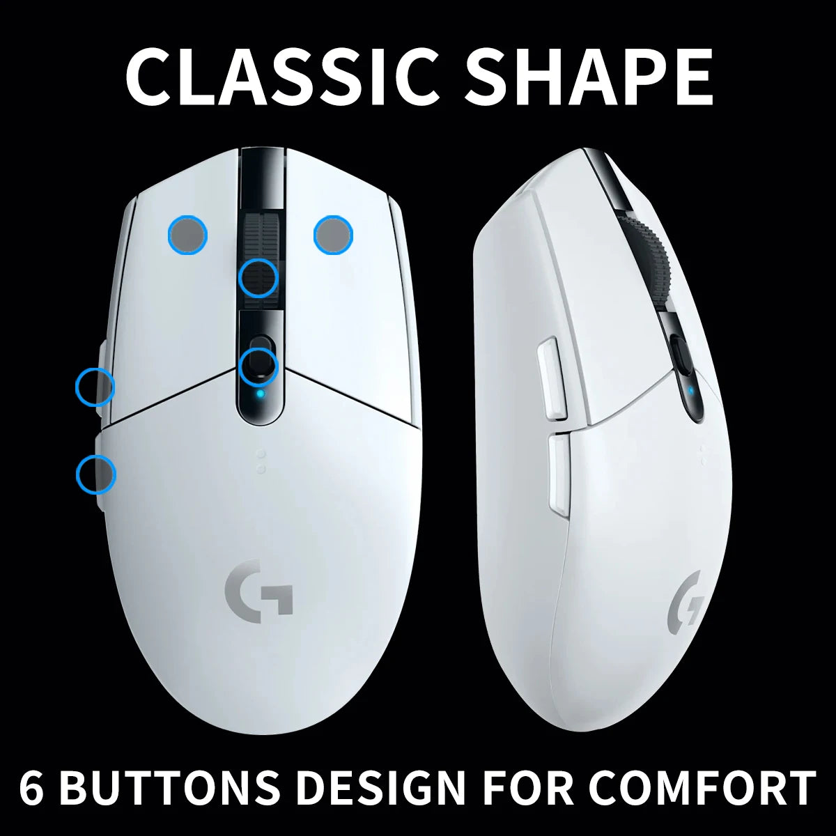 Logitech G304 /G305 FPS Gaming Mouse 1ms Low Latency Wireless LIGHTSPEED Technology