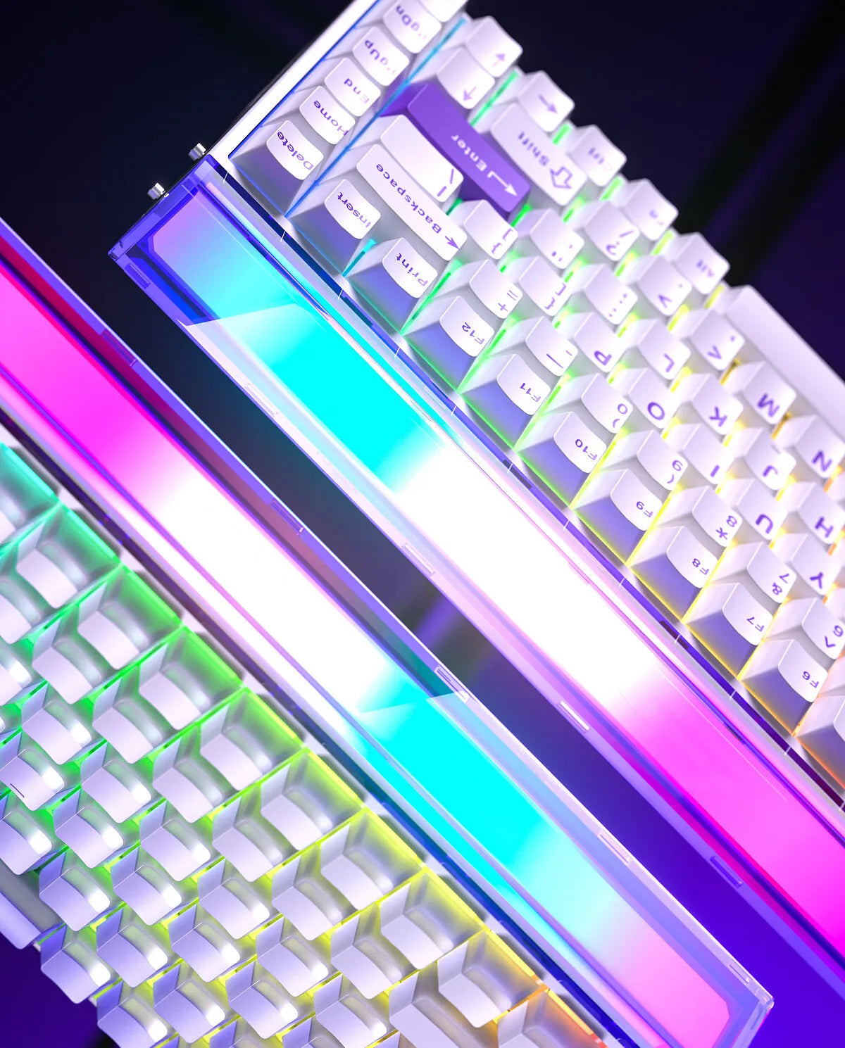 AULA HERO84 HE Wired Mechanical Keyboard RGB Music Rhythm 8K Return Rate Keyboard Magnetic Switch Computer Accessorie for Gamer