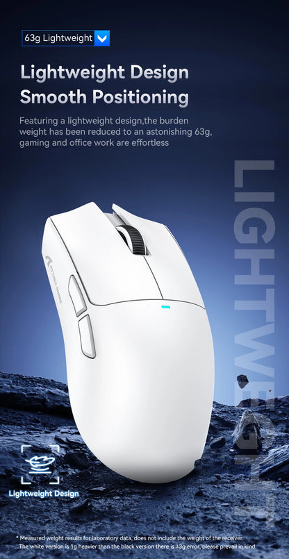 Attack Shark X11 Mouse PAW3311 Wireless 1K Hz Macro Magnetic RGB Docking Charger for Gaming