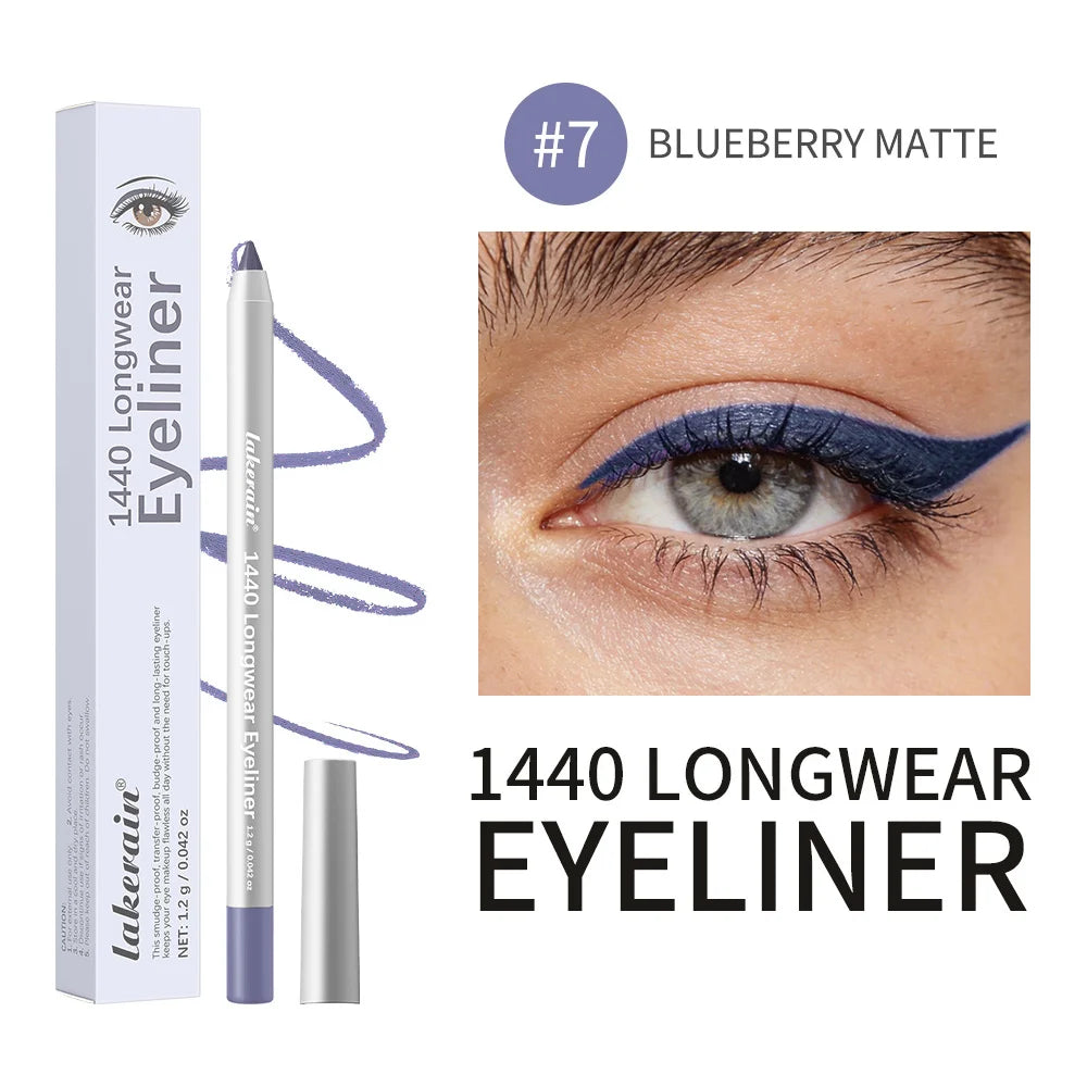 Lakerain Smooth Waterproof Eyeliner Pen Quick-Drying Long-Lasting Sweat-Proof Smudge-Proof for Perfect Makeup Application