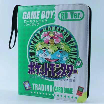 Pikachu Cartoon Anime Battle Card Booklet Zipper