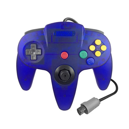 Wired Transparent Gaming Joystick for N64 Gamepad Game Controller for N64 Console