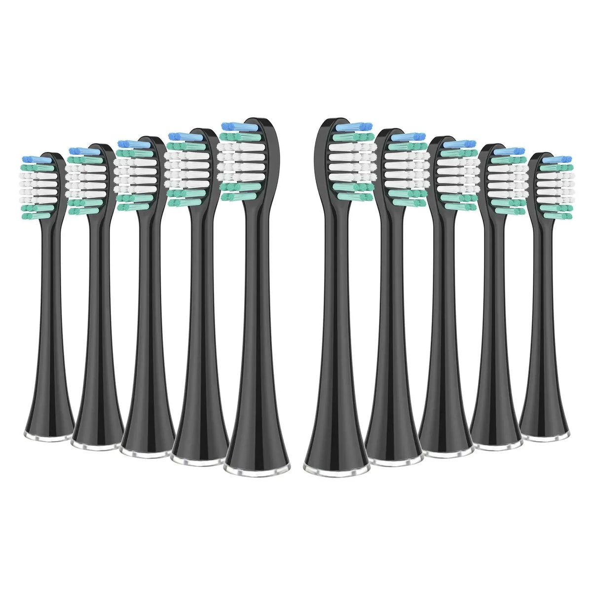 Replacement Toothbrush Heads for AquaSonic Black Series/Black Series Pro/Vibe Series ORCA AQUASONA Toothbrush Bristle Nozzle