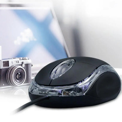 1Pc Wired USB Optical 3-Button Mouse 1000 DPI Wired Mouse For Home Office Use For Laptop And Desktop Computer