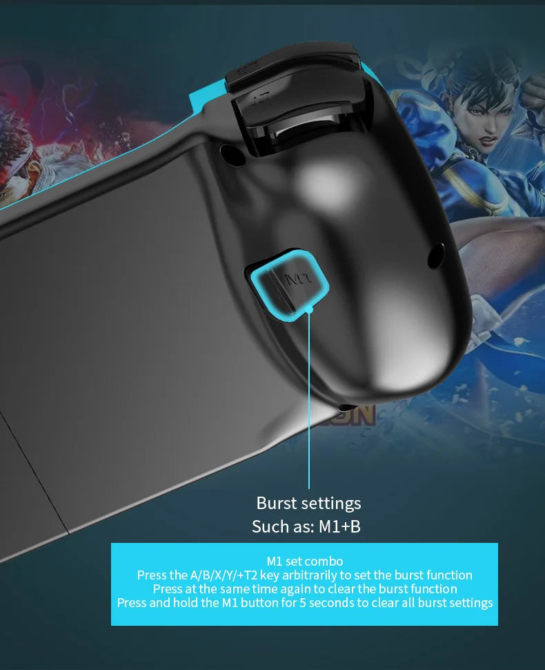 D3 gamepadD3 mobile phone controller with expandable game controller support for Android/iOS/Hongmeng mobile game controllers