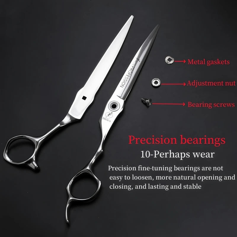 HISADA hairdressing scissors	professional barber scissors 6.0  Inch scissors VG10 material professional barber scissors