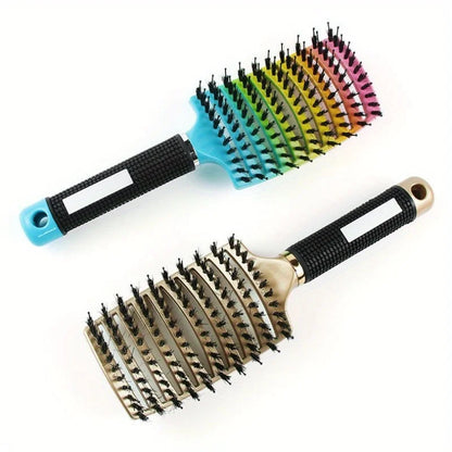 1pc Magic Scalp Massage Hair Brush for Women - Professional Detangling Tool for Wet Curly Hair - Hairdressing Tool