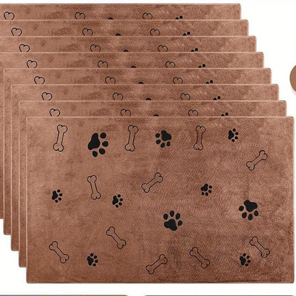 Dog Towels,Quick-Dry Microfiber  - Absorbent Pet Bath & Paw Cleaning Cloths for Medium Breeds, 40x24 Inch