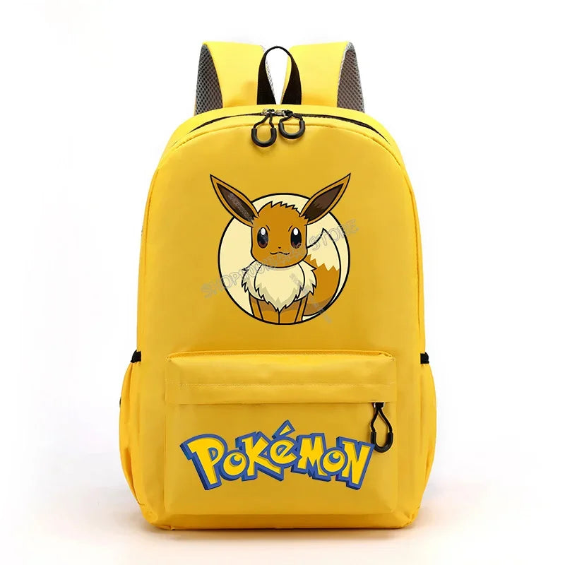 Pokemon Pikachu SchoolBag Primary School Bookbag Large-capacity Kids Backpack Boy Girl Knapsack High-quality Backpack Laptop Bag