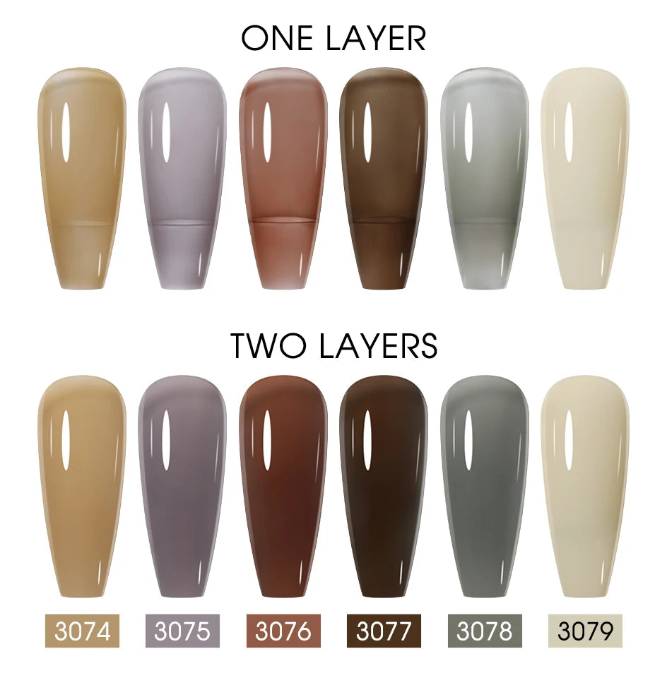 NAILCO 15ml Gel Nail Polish Set 30pcs/Lot Gel Polish Nail Soak Off UV LED Semi-Permanent Varnishes Nail Art Salon Free Shipping