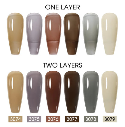 NAILCO 15ml Gel Nail Polish Set 30pcs/Lot Gel Polish Nail Soak Off UV LED Semi-Permanent Varnishes Nail Art Salon Free Shipping